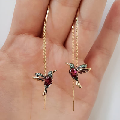 Isolde | Hummingbird Earrings
